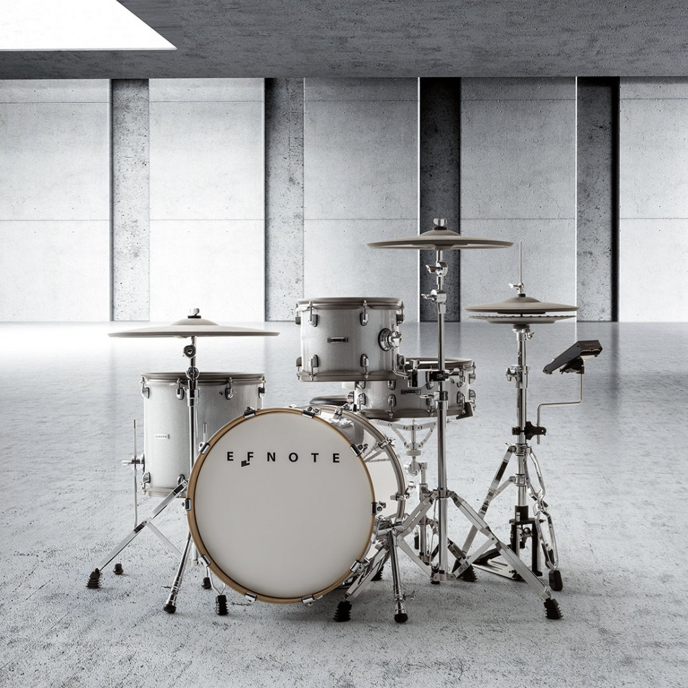 EFNOTE 7 EFD7-STDSET-WS Acoustic Designed Electronic Drum Set White Sparkle