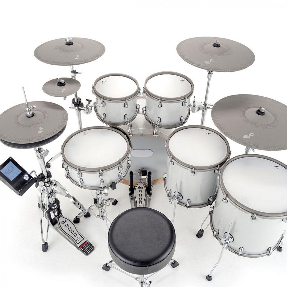 EFNOTE 7 EFD7-STDSET-WS Acoustic Designed Electronic Drum Set White Sparkle