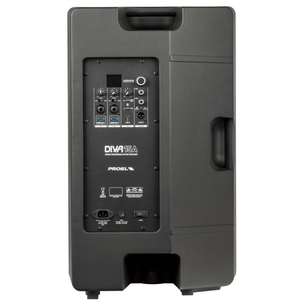Proel DIVA15A 2-Way Active 15'' Processed Loudspeaker System