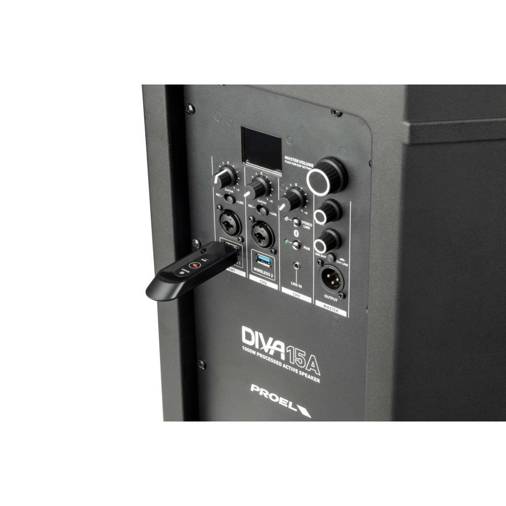 Proel DIVA15A 2-Way Active 15'' Processed Loudspeaker System