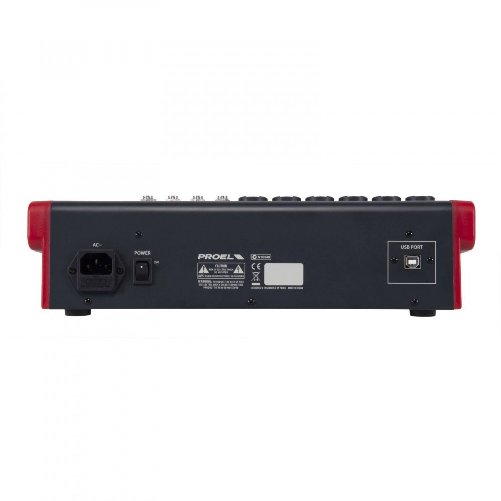 Proel MQ12USB MQ Series 12-Channel Compact Mixer with FX and USB