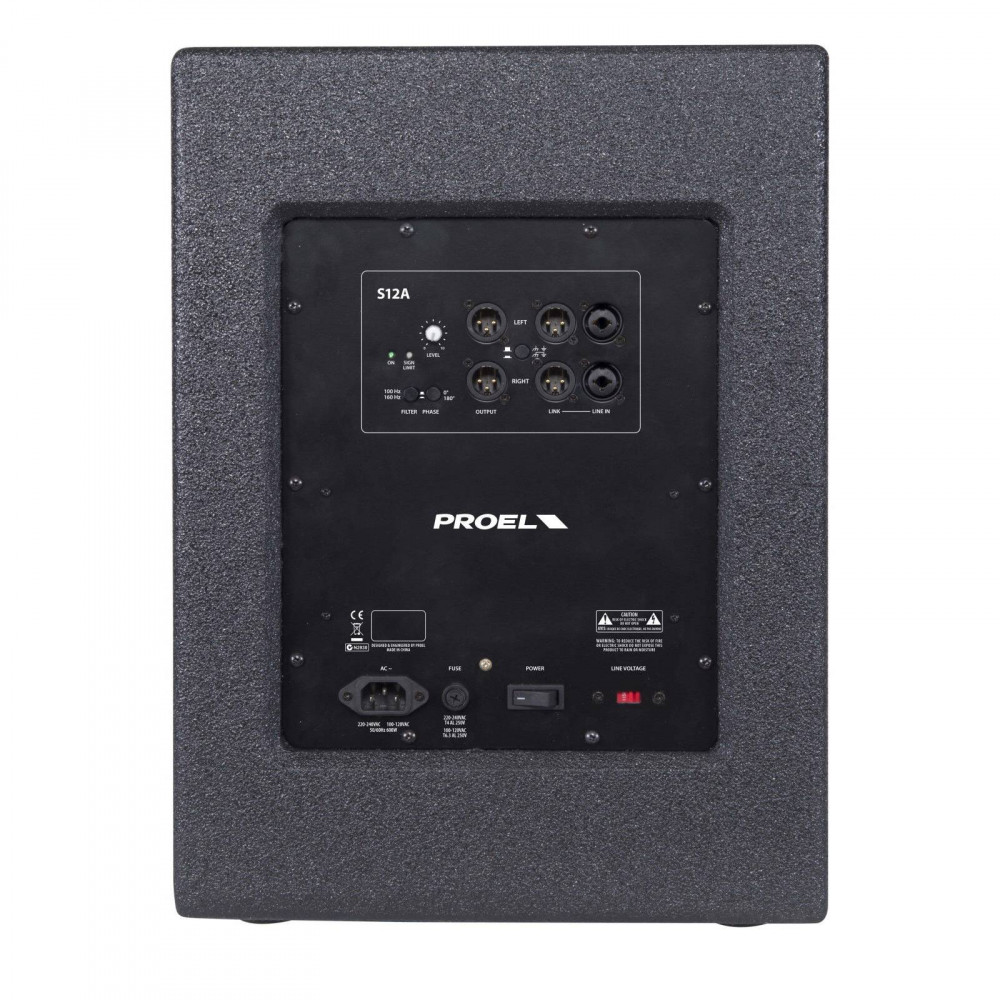 Proel S12A S-Series Active 12" Subwoofer