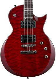 ESP EC100QM See Through Maple Rosewood Black Cherry Electric Guitar