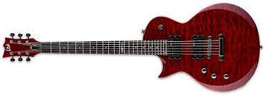 ESP EC100QM See Through Maple Rosewood Black Cherry Electric Guitar