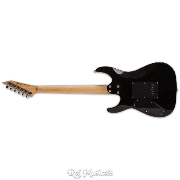 ESP MT-130 6-String Maple Rosewood Double Cutaway Black Electric Guitar