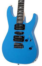 ESP MT-130 6-String Maple Rosewood Double Cutaway Blue Electric Guitar