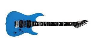 ESP MT-130 6-String Maple Rosewood Double Cutaway Blue Electric Guitar