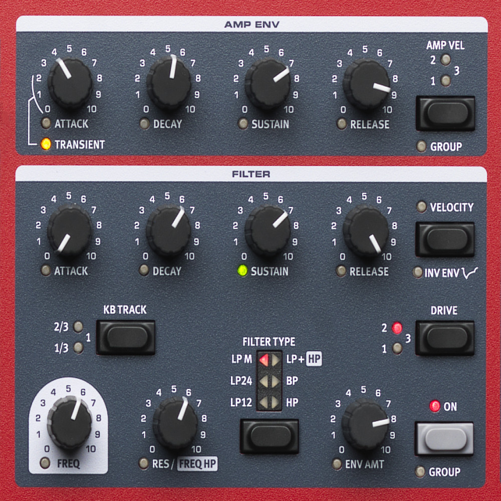 Nord Wave 2 61 Key Wavetable 4 Part Synthesizer with Aftertouch