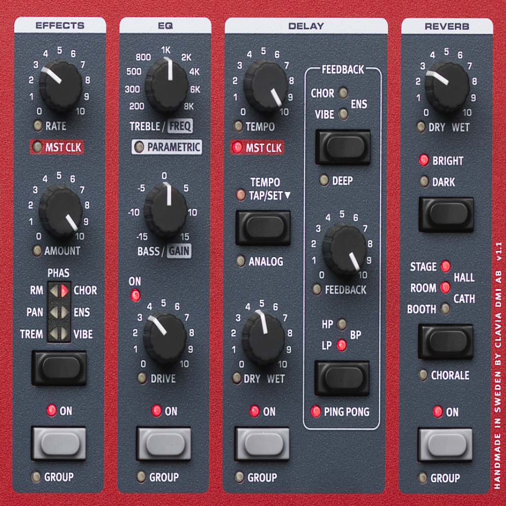 Nord Wave 2 61 Key Wavetable 4 Part Synthesizer with Aftertouch