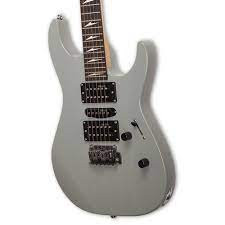 ESP MT-130 6-String Maple Rosewood Double Cutaway Grey Electric Guitar
