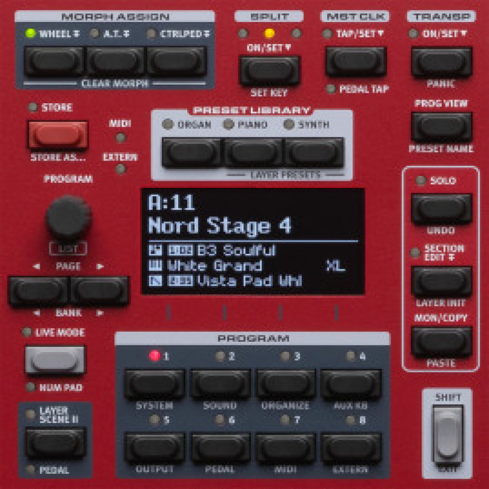 Nord Stage 4 Compact 73 Note Keyboard