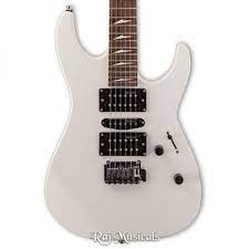 ESP MT-130 6-String Maple Rosewood Double Cutaway Snow Electric Guitar