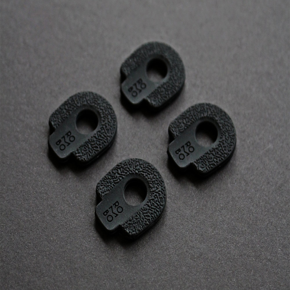 Rombo Picks Guitar Strap Blocks Set 4 Black