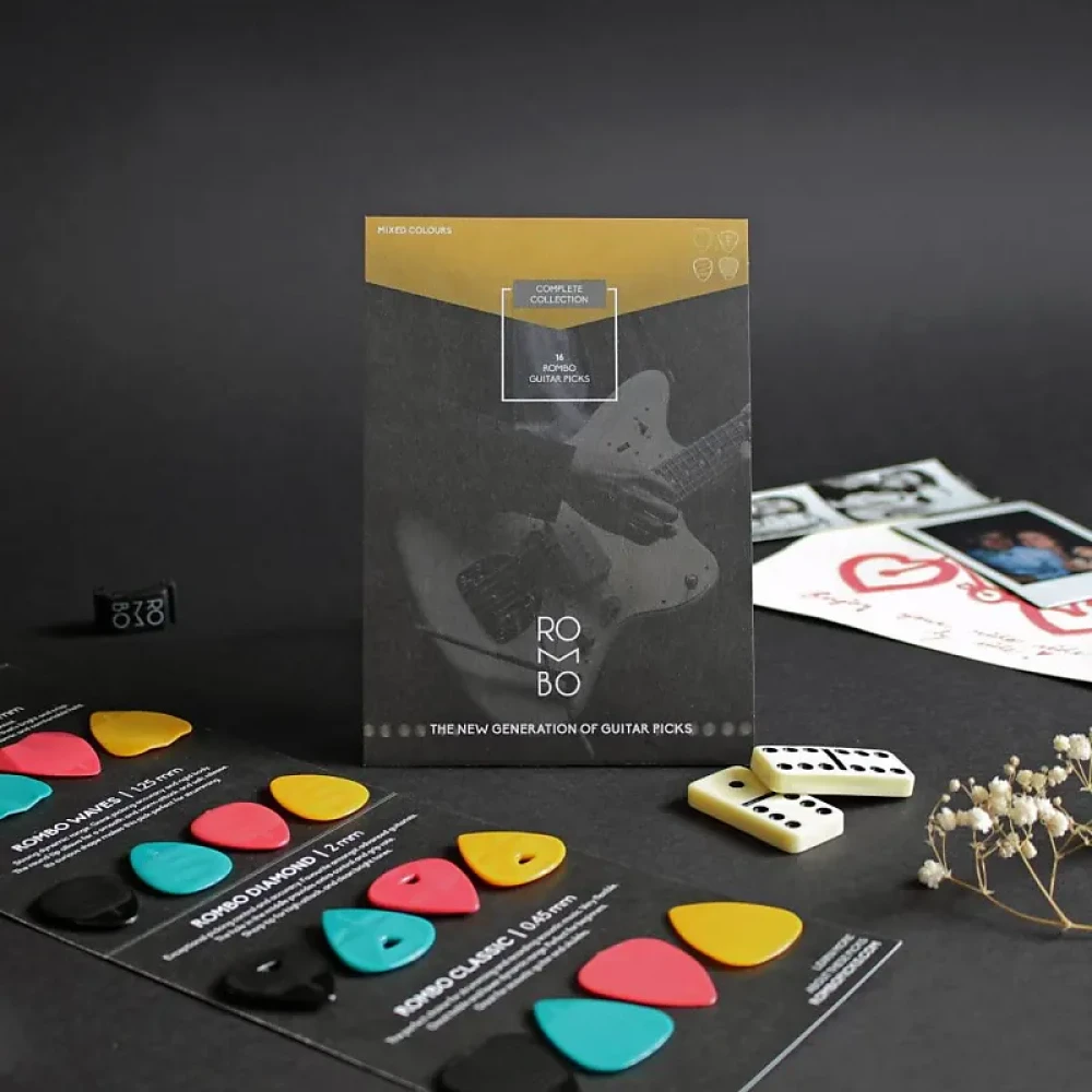 Rombo Picks Complete Collection Pick Set (16 Guitar Picks)