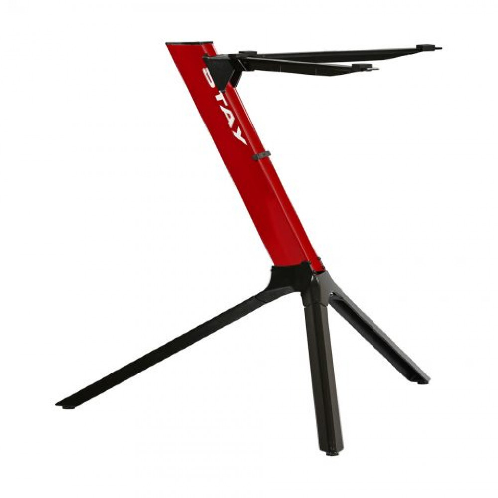 Stay Music Slim Compact Keyboard Stand Red