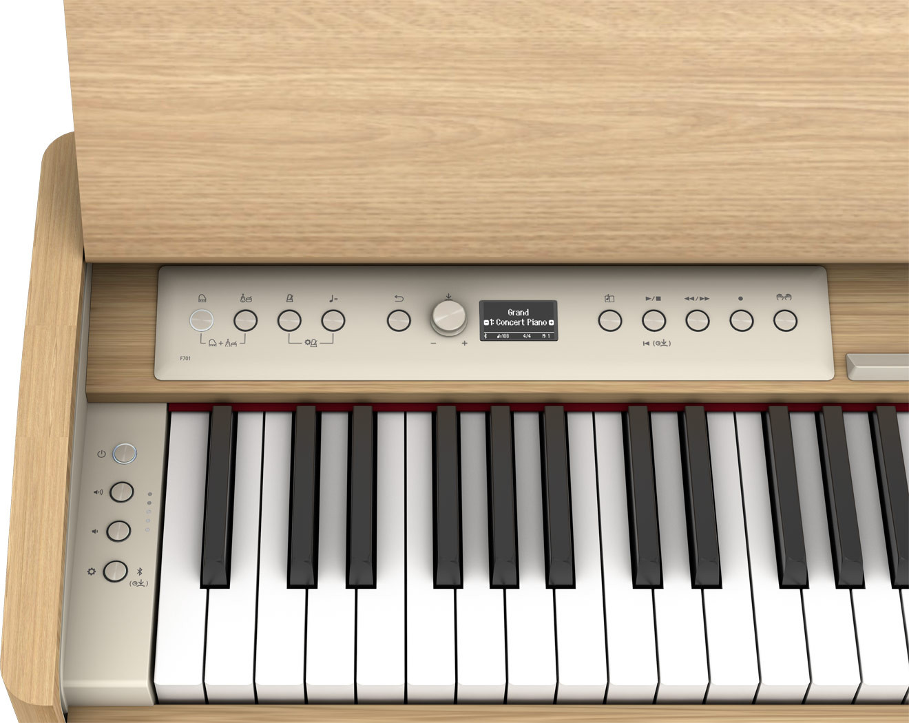 Roland F701-LA Digital Light Oak Piano with Bench