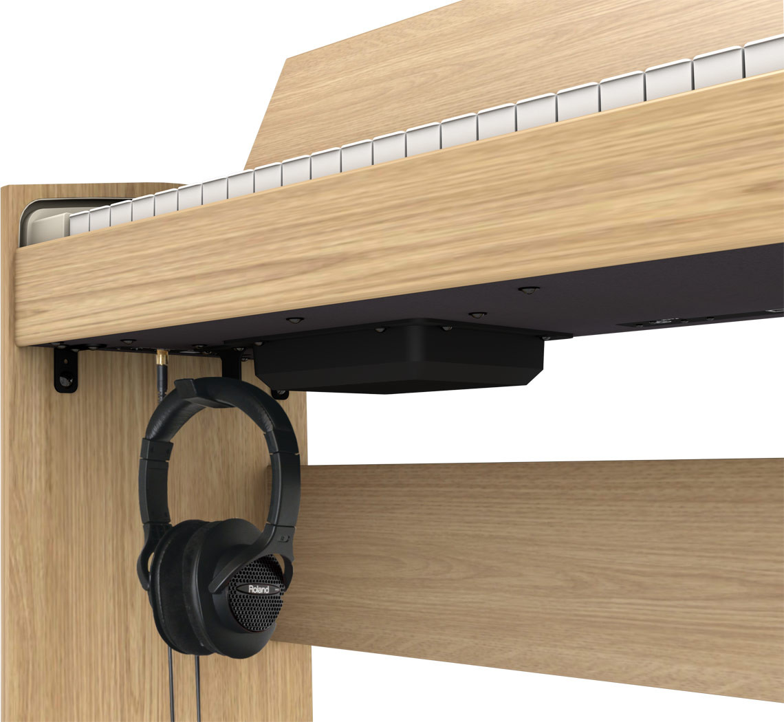 Roland F701-LA Digital Light Oak Piano with Bench