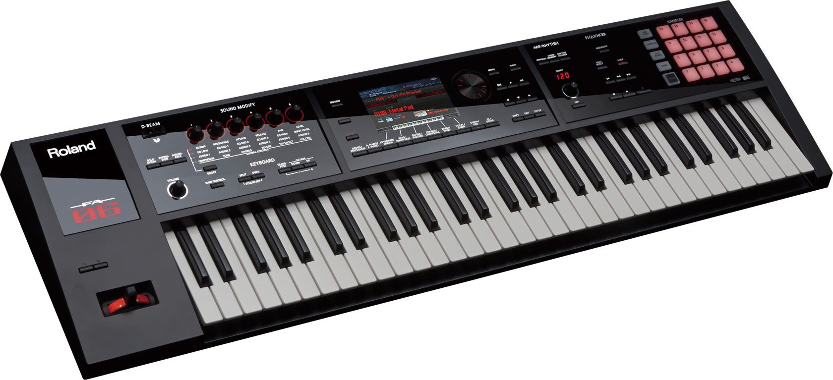 Roland FA-06 Music Workstation 61 Keys Keyboard Synthesizers