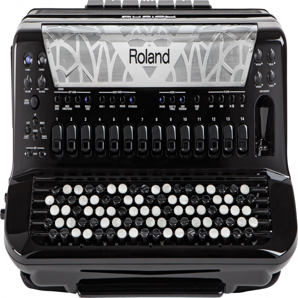 Roland FR-8XB BKR Button Type Black V-Accordion