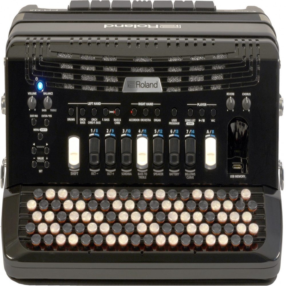 Roland FR-4XB BK Button Type Black V-Accordion