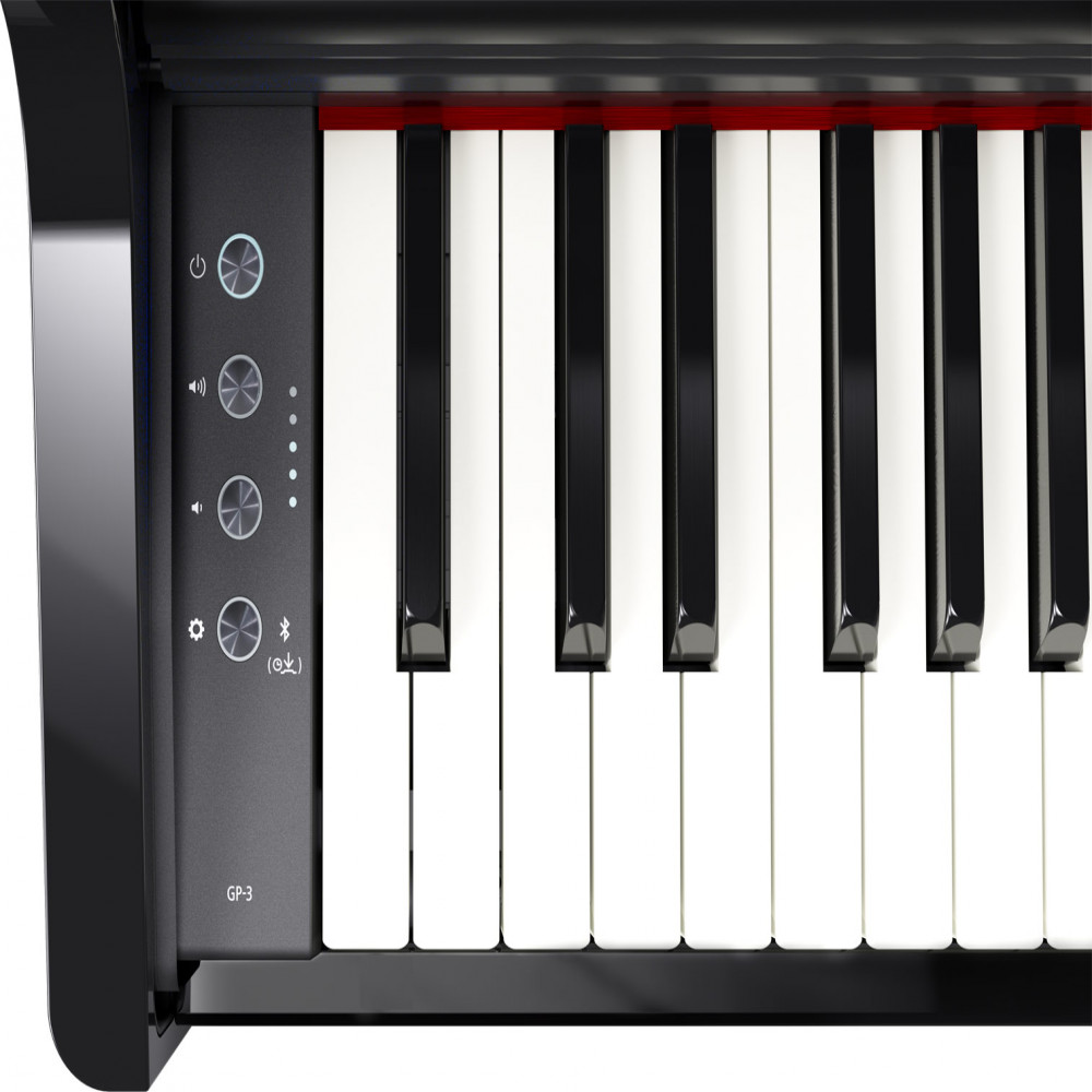 Roland GP-3-PE Polished Ebony Digital Grand Piano
