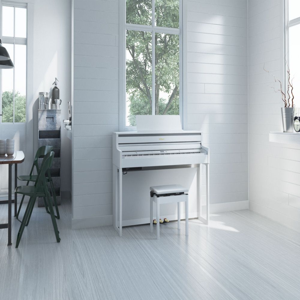 Roland HP704-WH White Digital Piano
