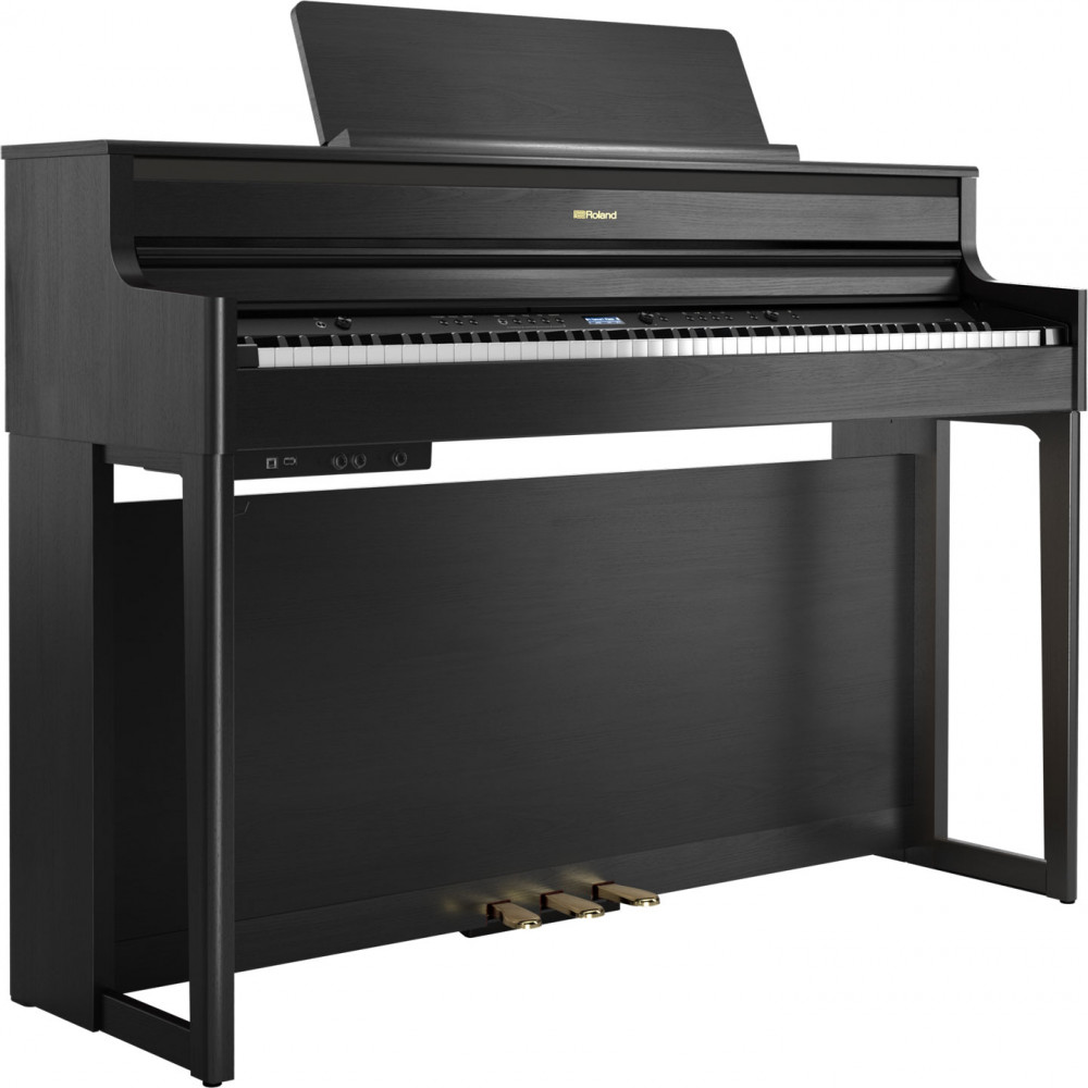 Roland KSH704-2CH Charcoal Digital Piano Stand for HP702 and HP704