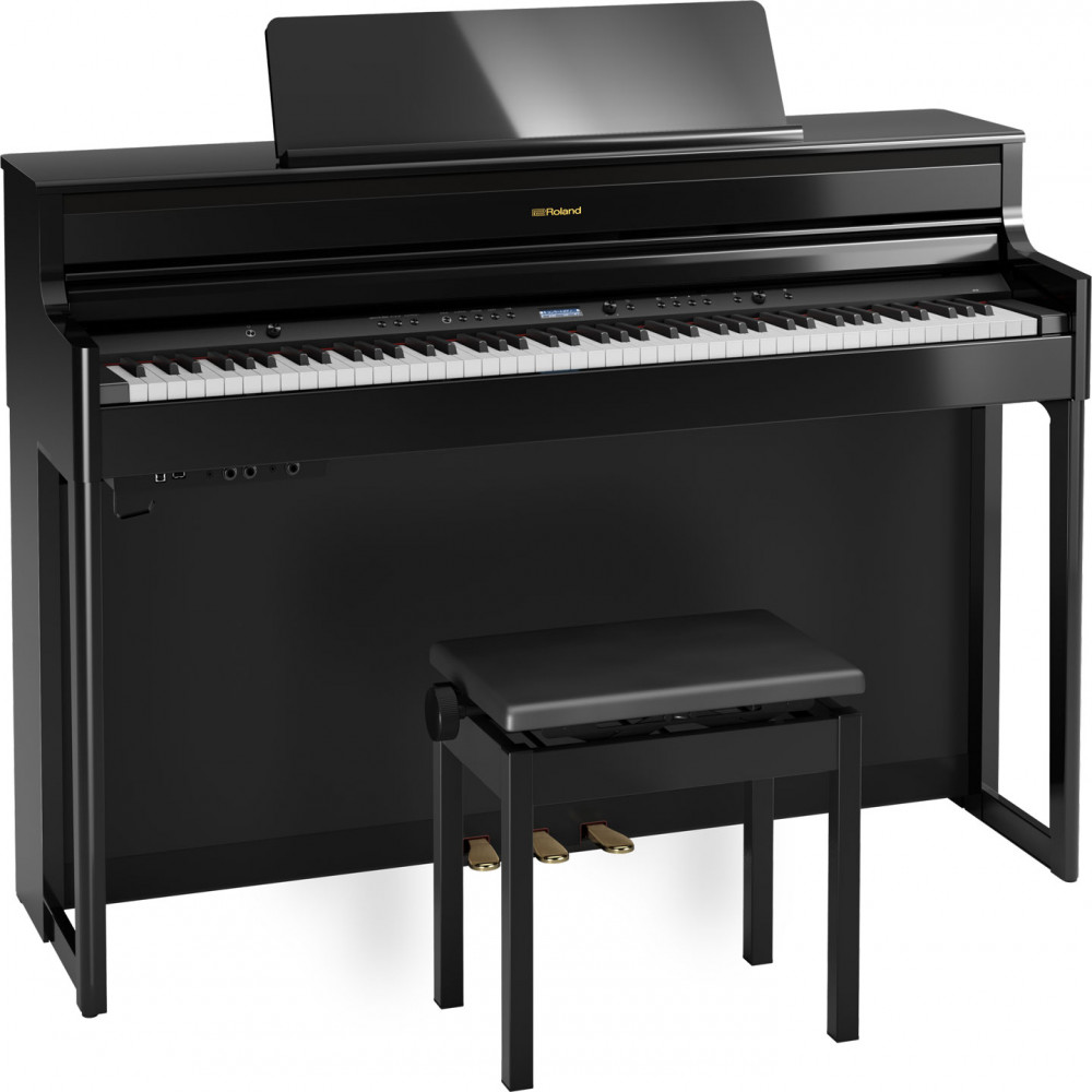 Roland HP704-PE Polished Ebony Digital Piano