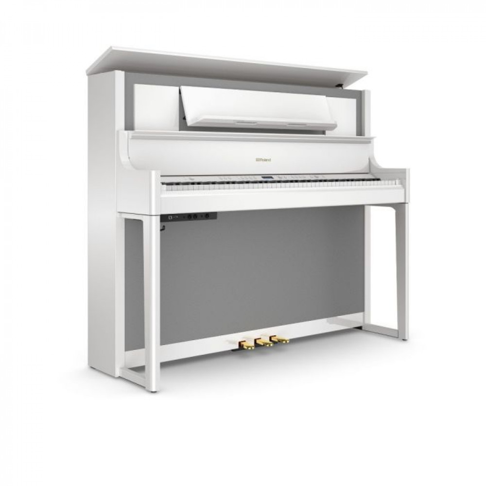 Roland LX708-PW Polished White Digital Upright Piano