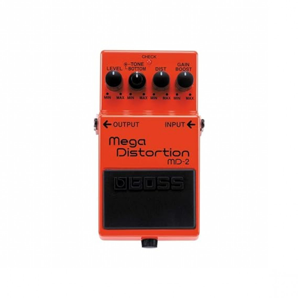 Roland MD-2 Boss Audio Mega Distortion Red