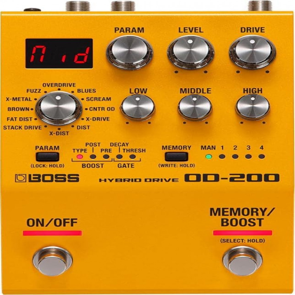 Roland Boss OD200 Hybrid Drive Pedal