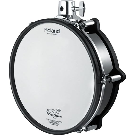 Roland PD-128-BC 12 Inch Dual Trigger Pad-Black Chrome