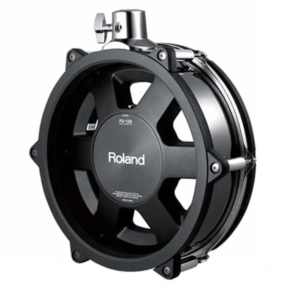 Roland PD-128-BC 12 Inch Dual Trigger Pad-Black Chrome