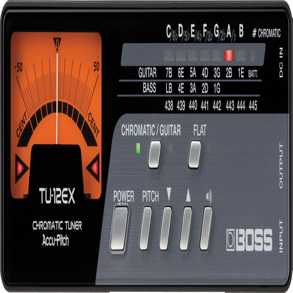 Roland BOSS TU-12EX Chromatic Tuner
