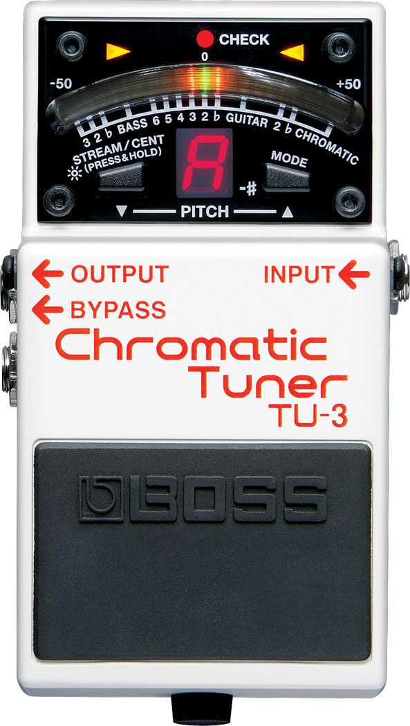 Roland Boss TU-3 Chromatic Tuner Pedal with Bypass