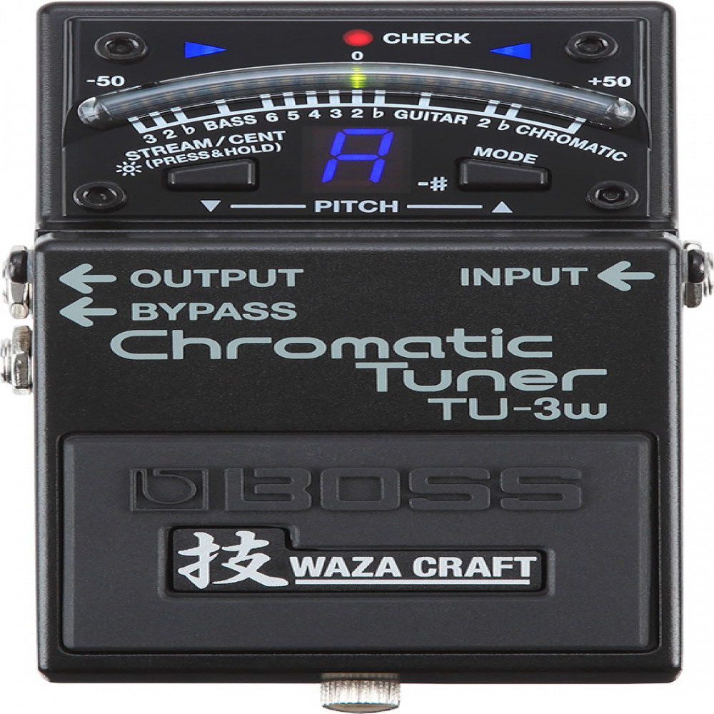 Roland Boss TU-3W Waza Craft Chromatic Tuner with Bypass