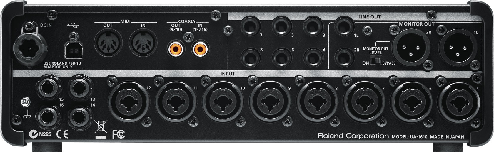 Roland UA-1610 Studio Capture USB 2.0 Audio Interface