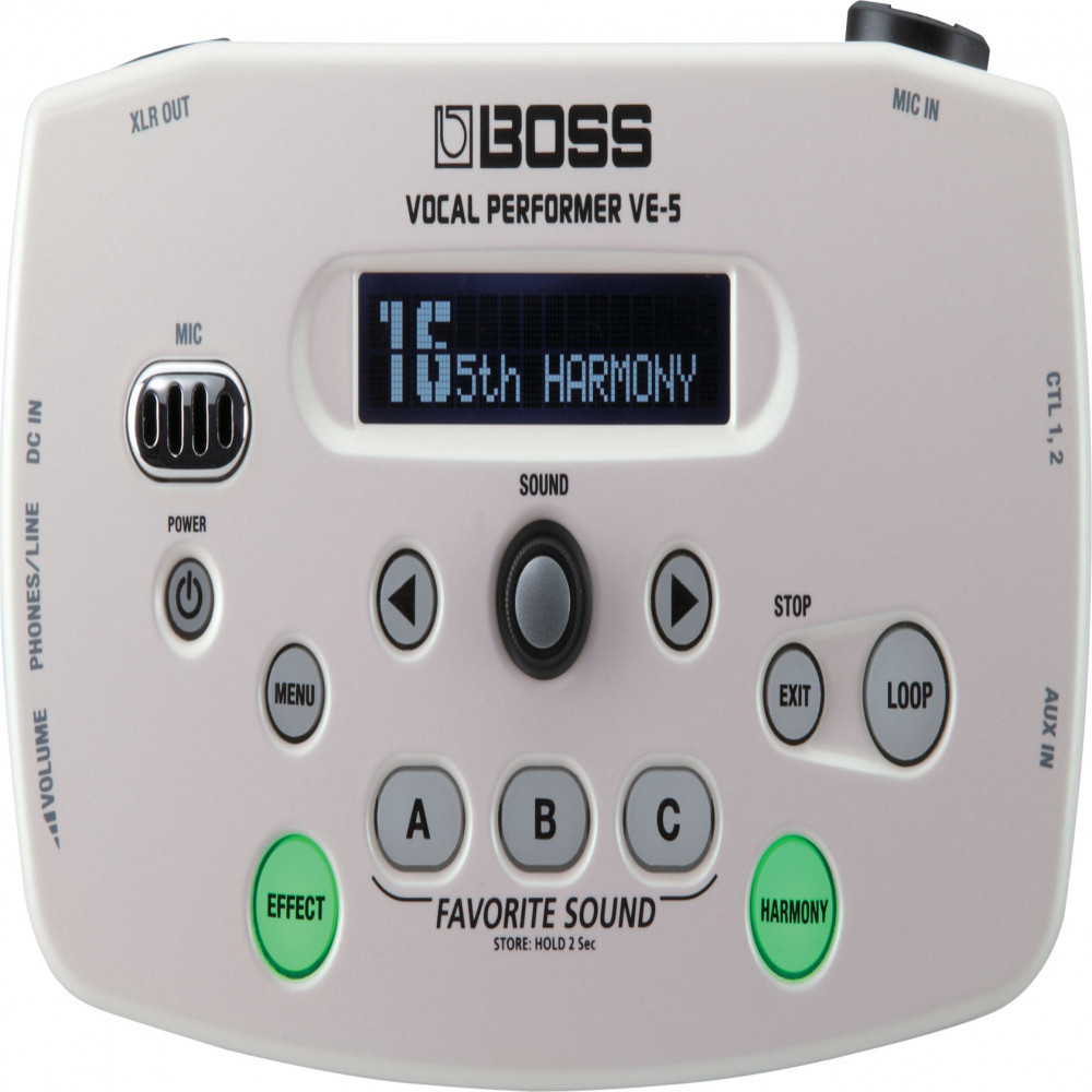 Roland Boss VE-5-RD-WH Vocal Performer