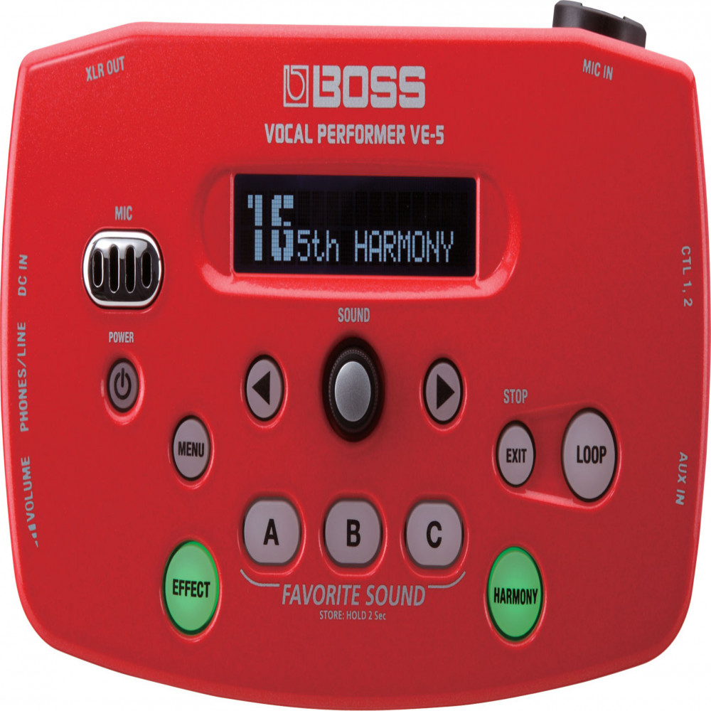 Roland Boss VE-5-RD-WH Vocal Performer