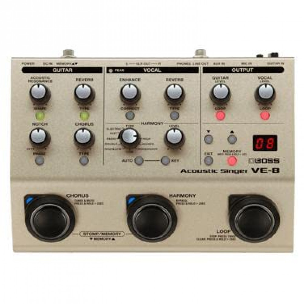 Roland Boss VE-8 Acoustic Singer