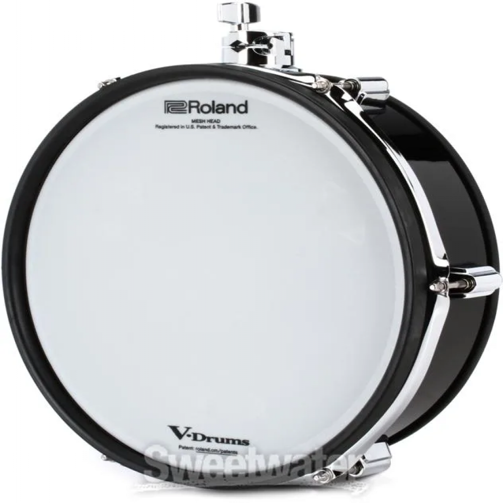 Roland PDA120L-BK 12 Inch V-Drums Acoustic Design Shallow Black Tom Pad