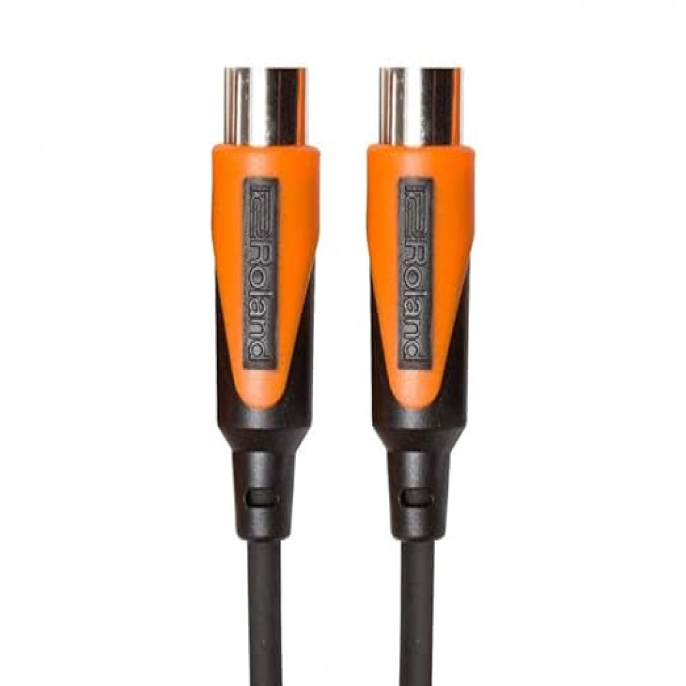 Roland RMIDI-B5 Black Series Dual MIDI Cable Black Series Straight DIN connectors 5ft-1.5m Length