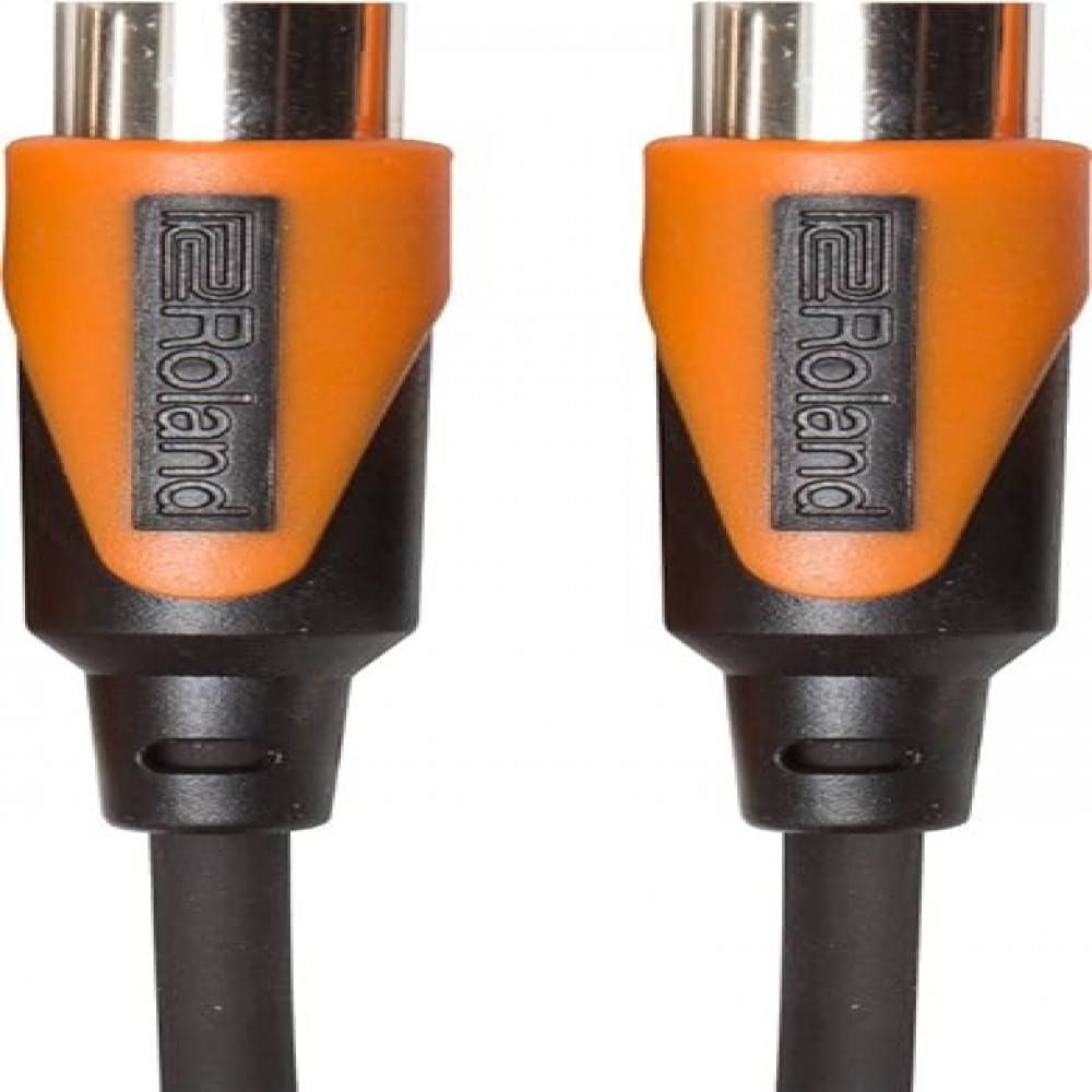 Roland RMIDI-B10 10ft MIDI Cable Black Series DIN connectors