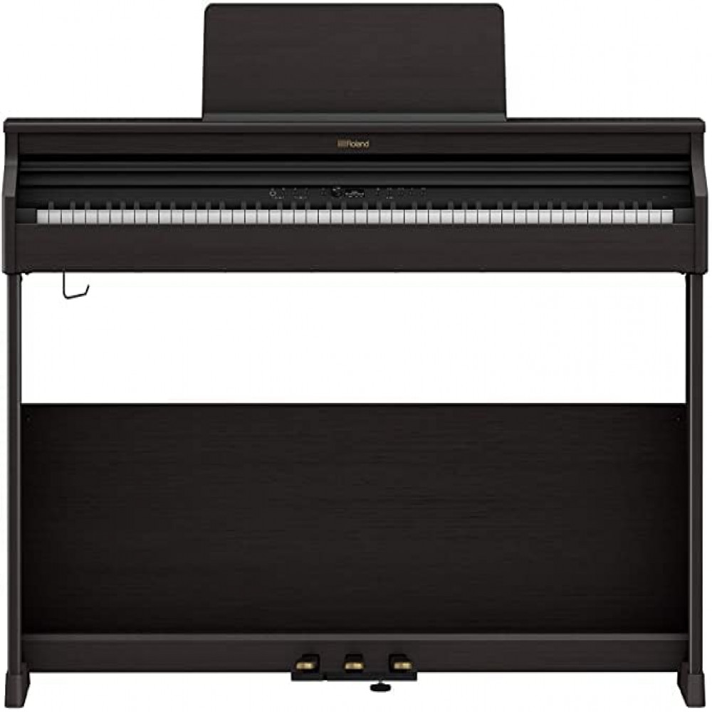 Roland RP701-DR 88-Keys PHA-4 Standard Keyboard with Escapement and Ivory Dark Rosewood Digital Piano