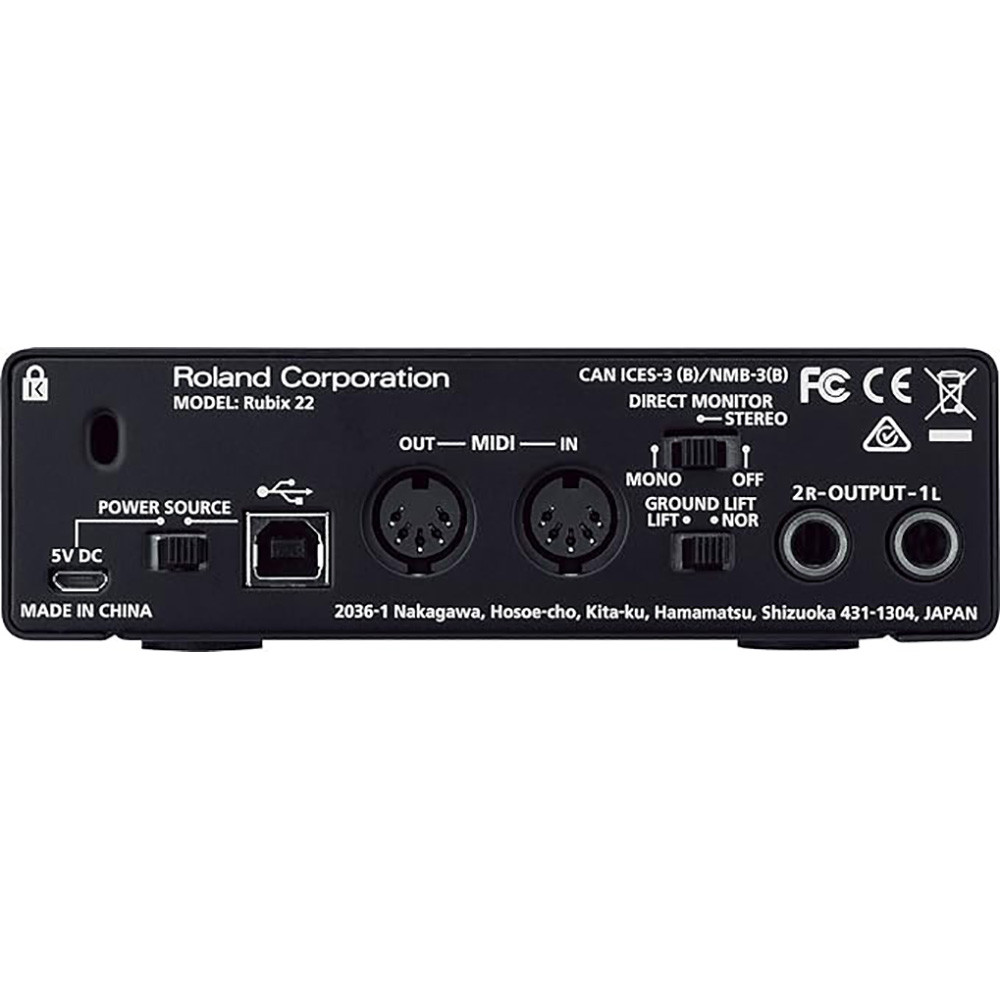 Roland RUBIX 22 2 In-2 Out USB Audio Interface