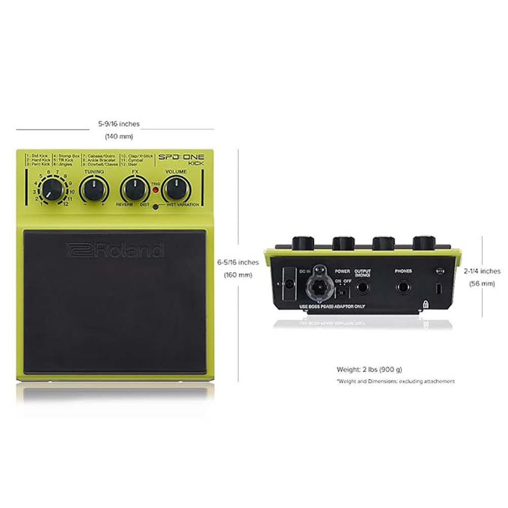 Roland SPD-1K SPD One Kick 22 Realistic Percussion Sounds Percussion Pad