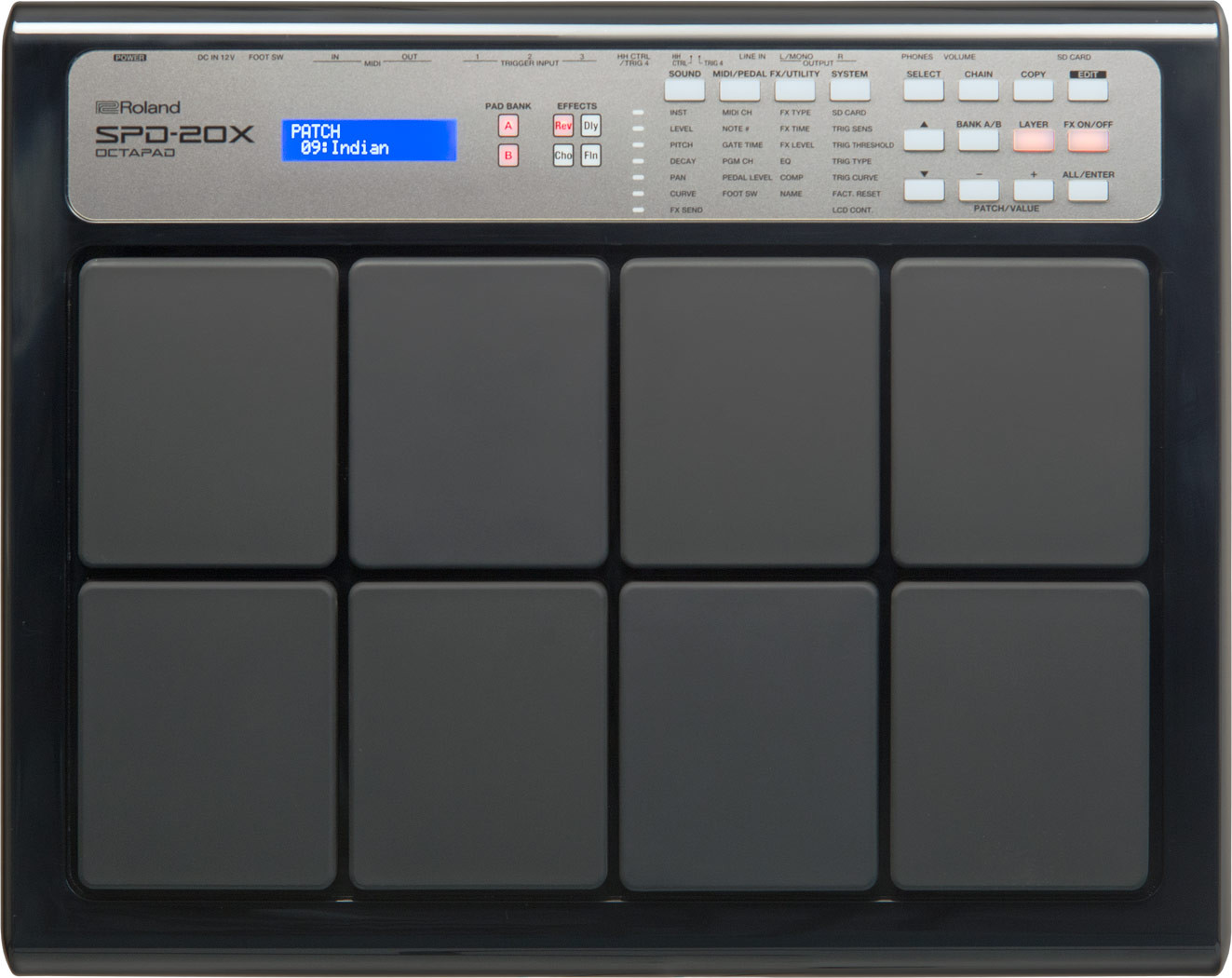 Roland SPD-20X-BK Octapad Digital Percussion Pad Black
