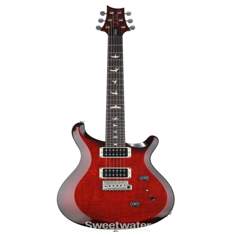 PRS C4M4F2HTIBTFR S2 CUSTOM 24 Fire Red Burst Electric Guitar