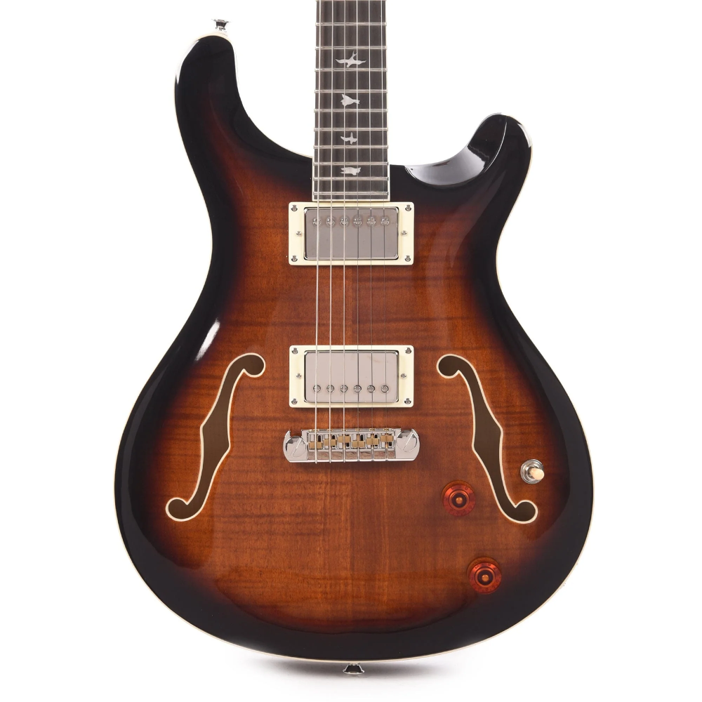 PRS H2ECBBG SE Hollowbody II Mahogany Black Gold Burst Electric Guitar