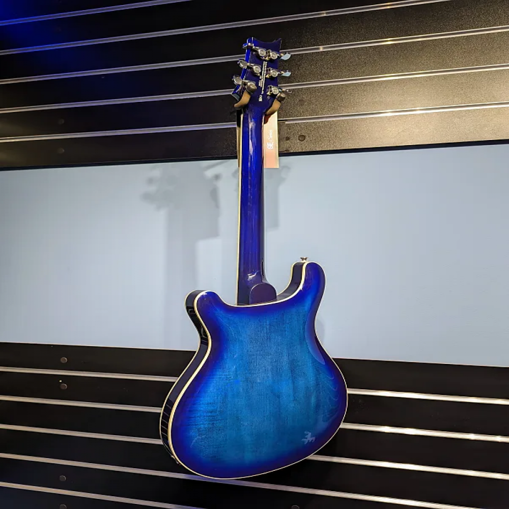PRS H2ECBDC SE Hollowbody II DC Faded Blue Burst Electric Guitar